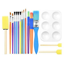 16Pcs Writing Pen Colorful Painting Sponge Suit with Mixed Colors Several Modes