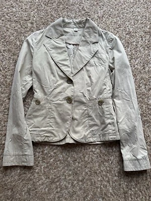 Chaqueta corta Banana Republic talla pequeña mujer lona blazer algodón Foto 1 de 4