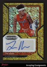 2021-22 Panini Prizm Draft Sensational Gold Shimmer Tre Mann RC Rookie AUTO /10