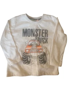 Boys Monster Truck Long Sleeve T-shirt sizes available 2-3y 3-4y 5-6y 6-7y - Picture 1 of 1