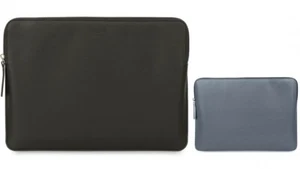 Knomo 12" Embossed MBP Laptop Sleeve - Black - Picture 1 of 1