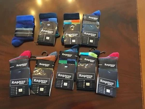 NWT Lot Of 9 Ragazzo Uomo Socks Boys Shoe Size 4/ 23-26 - Picture 1 of 12