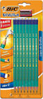 Pack of 8 HB Pencils With Eraser Rubber Tip Graphite Pencils Sketch Craft Art