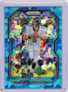 2020 panini prizm Mark Brunell blue ice prizm /99 #100