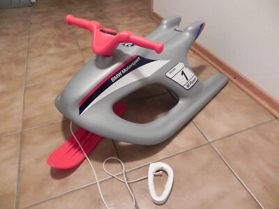 BMW Schlitten Bob Lenkschlitten Rodel Kinderschlitten Lenkbob Skibob - Bild 1 von 4