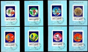 5x 8 blocks -  Umm Al Quiwain  1973 Espace   Apollo Lune Program - Wholesale! - Picture 1 of 1