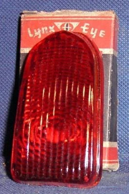 RF1138 1949 Chevrolet Chev Chevy Lynx Eye Stop Brake Tail Light Lens NORS - Image 1 of 2