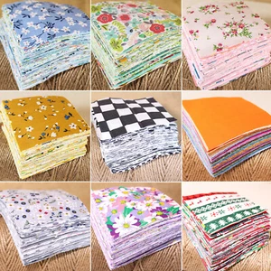 100 Flower Floral Printed Fabric Charm Precut 4" Squares Fabric Bundles Quilt - Picture 1 of 18