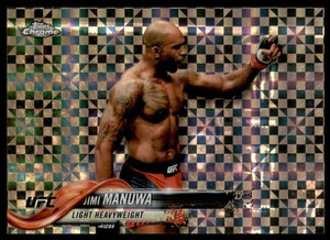 2018 Topps Chrome UFC X-Fractors #22 Jimi Manuwa