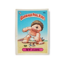 1985 Topps Garbage Pail Kids Series 2 #44a Sy Clops Leaky Lindsay Puzzle VAR