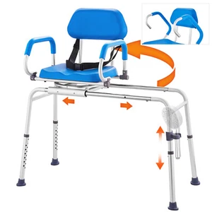 VEVOR Panca da Trasferimento per Vasca Scorrevole 150 kg per Anziani Disabili - Imagen 1 de 12