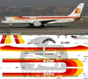 V1 Decals Boeing 757-200 Iberia for 1/144 Minicraft Model Airplane Kit - Bild 1 von 8