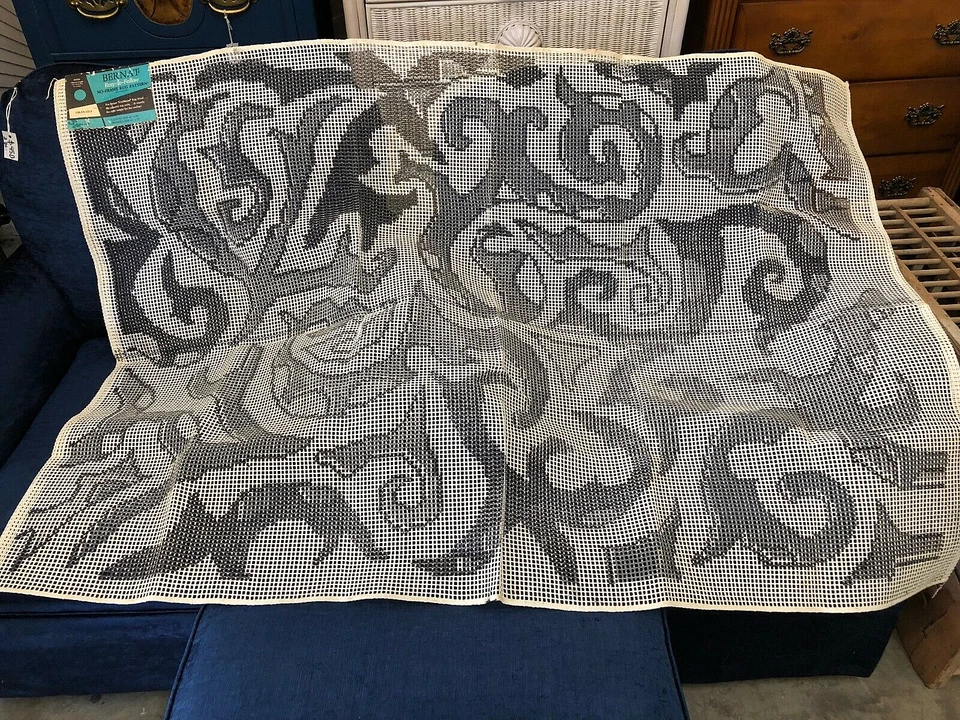 Bernat Latch Hook Rug No Frame Pattern Canvas 42x64 No Yarn Granada #3410 unused - Image 1 of 3
