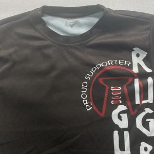 Guam Rugby Adult Small T-Shirt Proud Supporter Hafa Adai Brown White Pre-Owned - Picture 1 of 12