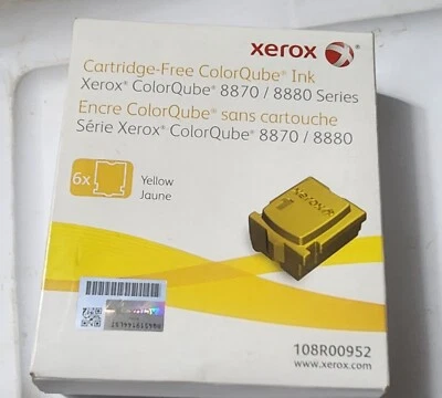 108R00952 XEROX COLORQUBE 8870 INK YELLOW - Image 1 of 2
