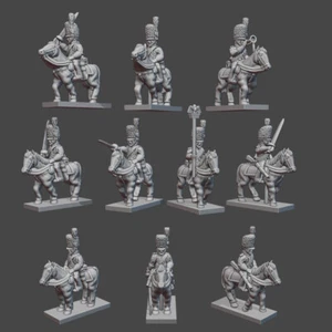 48x 6mm/1:300th French Guard Gendarmes/Horse Grenadiers (Turner Miniatures) - Picture 1 of 1