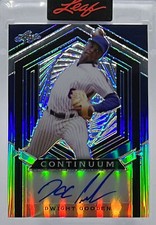 💥DWIGHT GOODEN AUTO💥2023 LEAF METAL CONTINUUM AUTO💥YANKEES💥METS💥LE #/105🔥