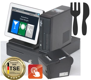 Cash Register TSE Cash Gastronomy Quick Cash Touchscreen Monitor Printer #KA17 - Picture 1 of 1