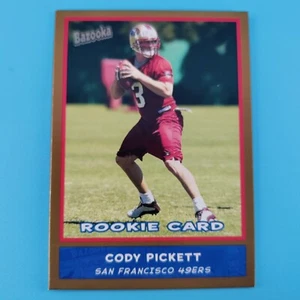 2004 Bazooka Rookie Card #188 Cody Pickett San Francisco 49ers GOLD ROOKIE - Picture 1 of 2