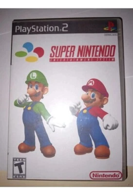 SUPER NINTENDO COMPILATION FOR PLAYSTATION 2 PS2 SNES STATION COLLECTION GAMES  - Immagine 1 di 4