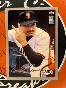 💎1996 Collector's Choice Silver Signature #302 Mark Carreon - Giants💎 - Picture 1 of 2
