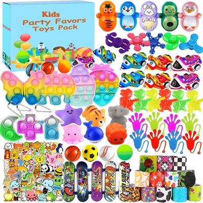 117 Pack Party Favors Toy Assortment Bundle for Kids,Birthday Bag Fillers Sto... - Изображение 1 из 4