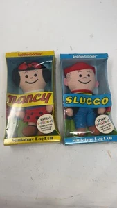 Vintage 1973 Sluggo & Nancy Knickerbocker Miniatur Stoff Stoff Stoffpuppe Comics 6,5 Zoll - Bild 1 von 4