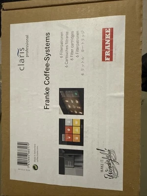 Paquete de 6 cartuchos de repuesto para filtro de agua y café Claris Professional Foto 1 de 4