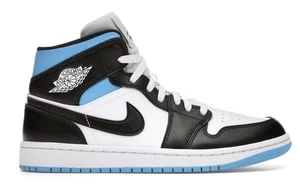 Jordan 1 Mid "University Blue” Women’s - Picture 1 of 3