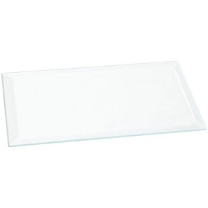 Plymor 3" x 5" Rectangle, 3mm Thick Beveled Clear Glass - Picture 1 of 1