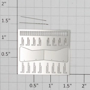 Athearn 67479 Windschutzscheibe mit Scheibenwischer und Rungen Set - Bild 1 von 1