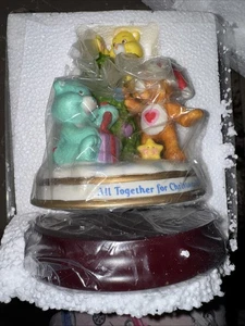 Vintage Care Bears 2003 All Together For Christmas Figurine Carlton Cards W Box - Picture 1 of 6