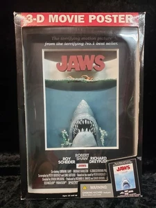 Póster de la película McFarlane Toys JAWS 1975 3D Steven Spielberg dañado LEER - Imagen 1 de 24