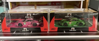 Porsche 911 GT3 REXY #77 Star Race escala 1/64 (diente de oro) y ROXY #80 como par Foto 1 de 3