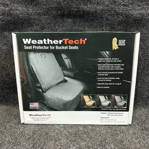 WeatherTech SPB002CH Bucket Seat Protector Charcoal Semi-Universal Seat Cover - Picture 1 of 15