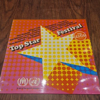 1971~Top Star Festival~Vinyl LP Album~In Aid of The Worlds Refugee’s - Image 1 of 4