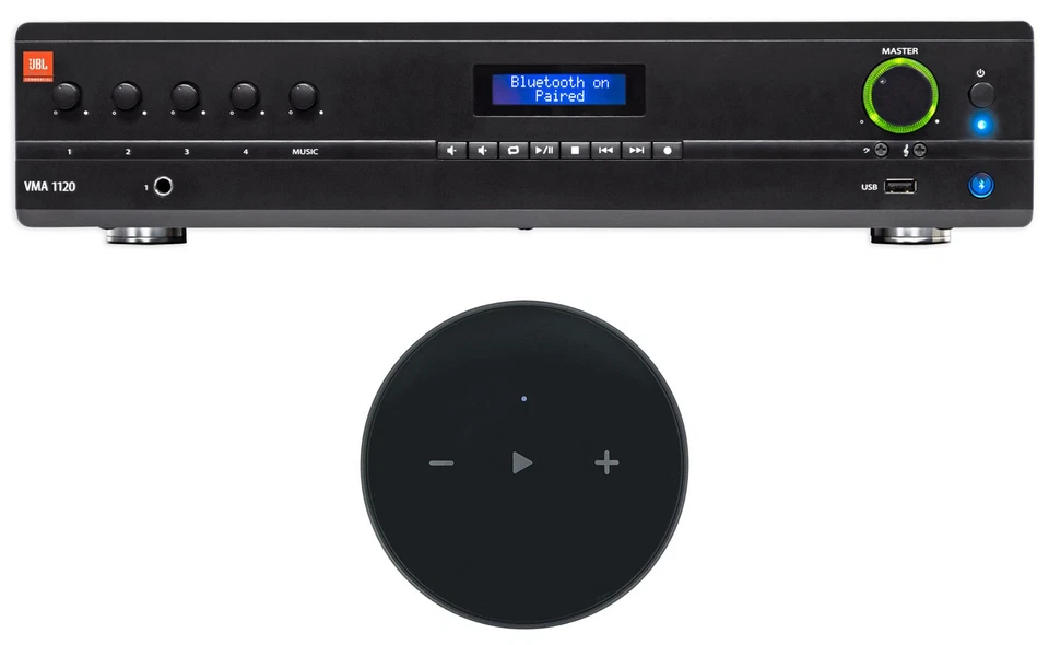 JBL VMA1120 Commercial 70v Bluetooth Mixer/Amplifier+Wifi Streaming Receiver - Image 1 of 4