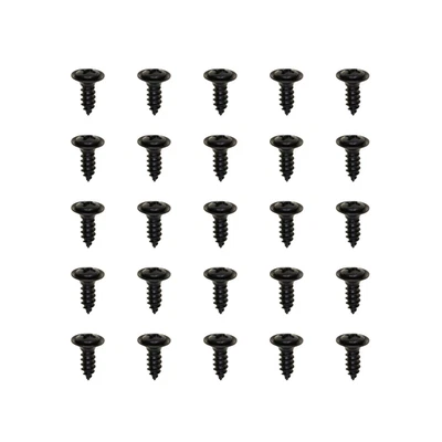 ¡25 TORNILLOS BISEL/PANEL/AJUSTE NEGRO! PARA VOLKSWAGEN THING CARIBE BORA VAN JETTA ETC Foto 1 de 3