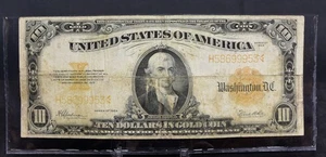 1922 Large Size $10 Gold Certificate VG (B146) - Picture 1 of 2
