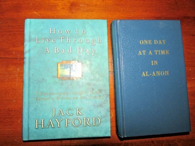 Al-Anon ONE DAY AT A TIME (1989 HC); How To Live Through A Bad Day (HC Hayford) Foto 1 de 4