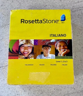 Rosetta Stone Italian Language Learning Level 1, 2 and 3 Version 3 - Image 1 of 4