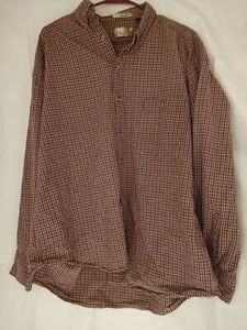 Bill Blass Menswear Multicolor Plaid Button Down Collared Shirt Adult Size XL - Picture 1 of 11