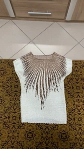 STYLE Issey Miyake Jean Paul Gaultier Rosen Mesh Top Blusen Damen L Größe Y2K - Bild 1 von 4