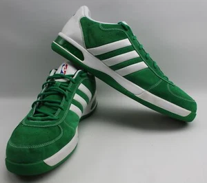 Adidas Logo Boston Celtics NBA Casual Low Athletic Men's Shoe Size 16 Preowned - Picture 1 of 5