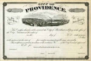 18__ City of Providence Bond Zertifikat (sieht aus wie Aktie) - Bild 1 von 1