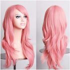 US stock long straight wavy cosplay wig full wigs costume party heat resistant g