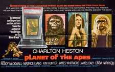 1968 A&BC Planet of the Apes WATER TORTURE! #29 EXCELLENT 5 - Vintage garno PSA 