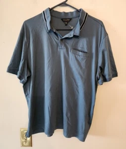 Polo Banana Republic Luxury Touch Performance blu vestibilità standard taglia XXL - Foto 1 di 3