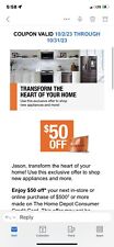 Home Depot $50 OFF $500 in-Store/Online w/ HD Card- Exp: 9/30/23