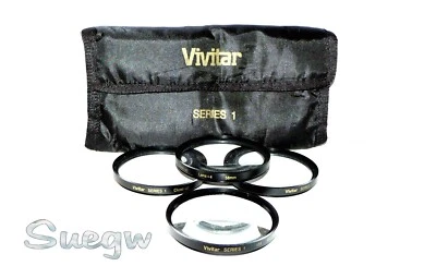 58mm Vivitar Series 1 Close-Up Set (+1, +2, +4, and 10X Macro) - Image 1 of 2
